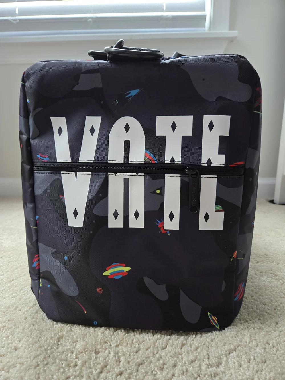 0Billionaire Boys Club Private Label Black Graphic Duffel Bag, Limited Edition